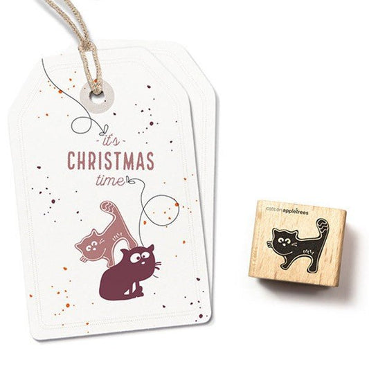 Cats on Appletrees Stamp Gingerbread Cat - 24Papershop