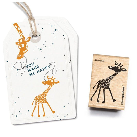 Cats on Appletrees Stamp Giraffe Margot - 24Papershop