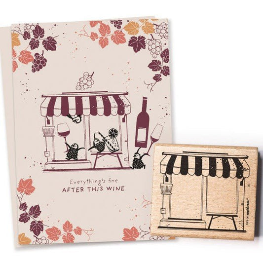 Cats on Appletrees Stamp - House 6 Outline - 24Papershop