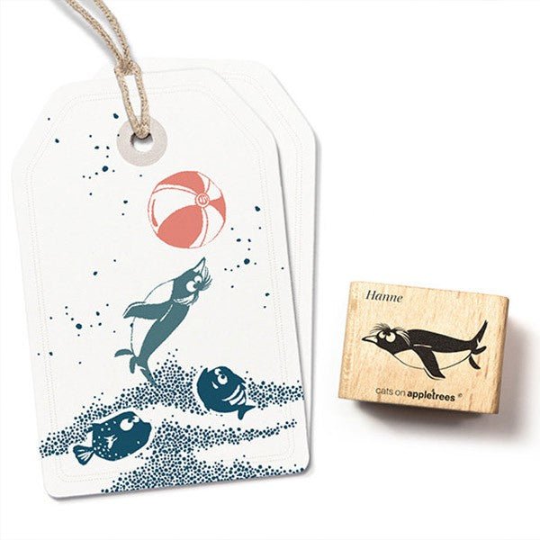 Cats on Appletrees Stamp Penguin Hanne - 24Papershop