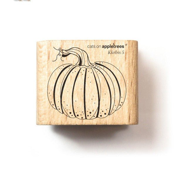 Cats on Appletrees Stamp - Pumpkin 5 Outline - 24Papershop