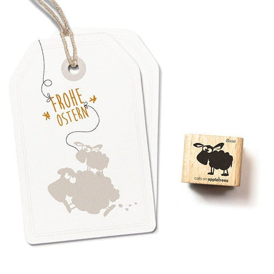 Cats on Appletrees Stamp Rosa the Lamb - 24Papershop