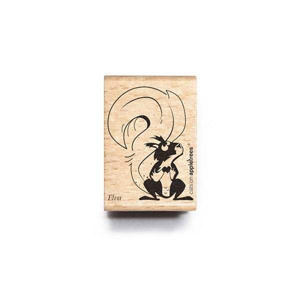 Cats on Appletrees Stamp - Squirrel Elva - 24Papershop