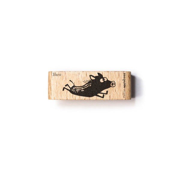 Cats on Appletrees Stamp - Wild Boar Theo - 24Papershop