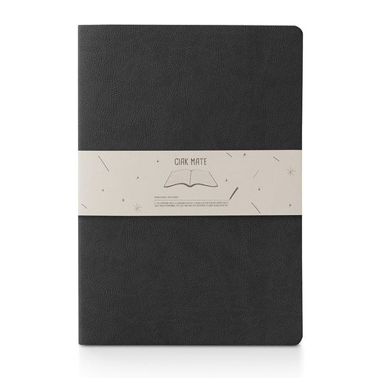 Ciak Mate Notitieboek Black Extra Large - Gelinieerd - 24Papershop