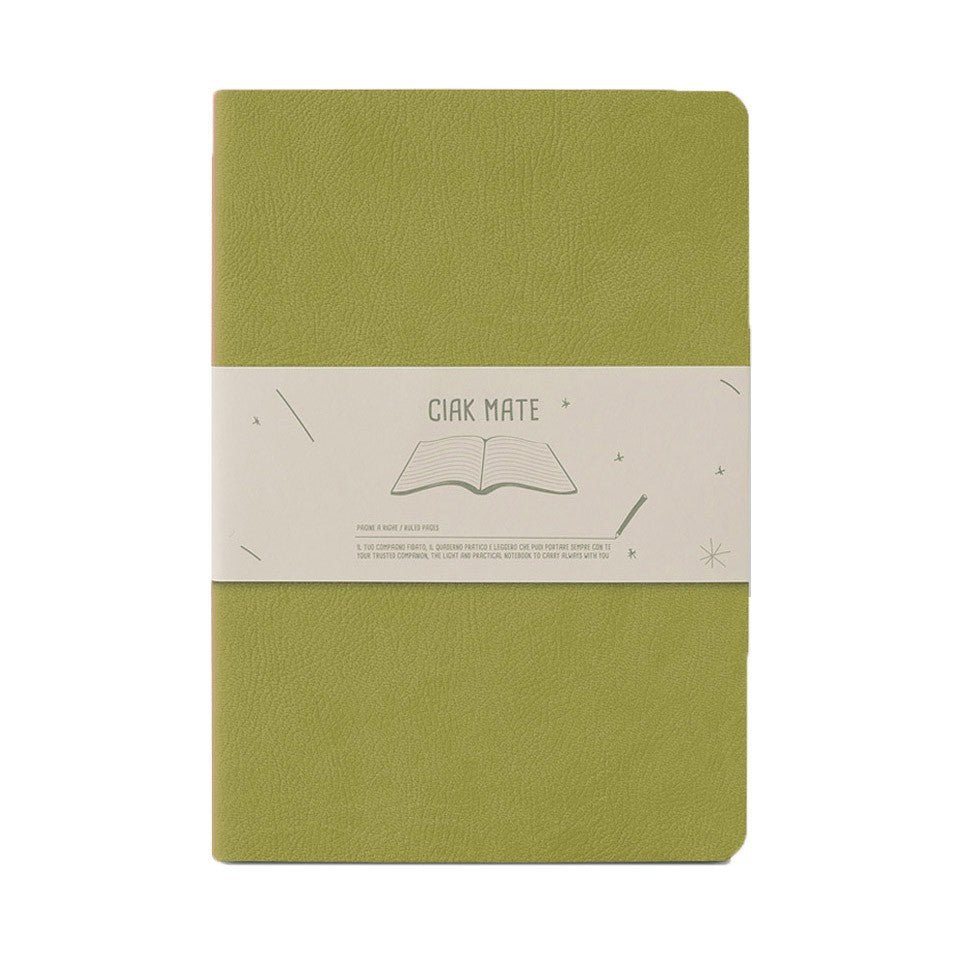 Ciak Mate Notitieboek Lime Green Large - Gelinieerd - 24Papershop