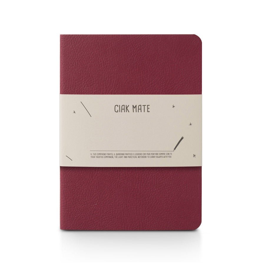 Ciak Mate Notitieboek Rood Medium - Dotted - 24Papershop