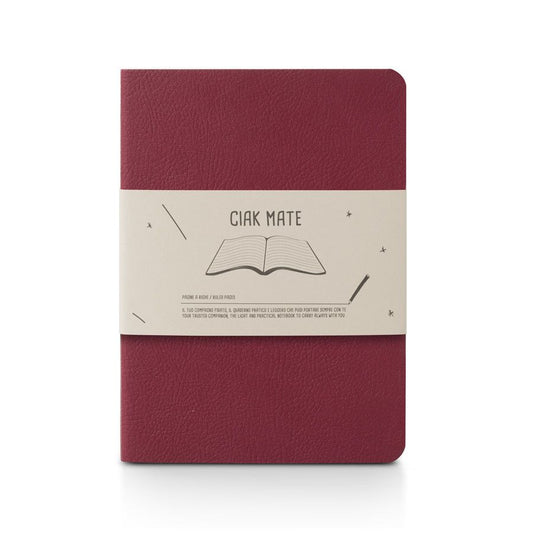 Ciak Mate Notitieboek Rood Medium - Gelinieerd - 24Papershop