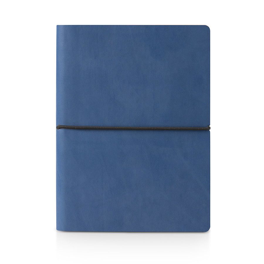 Ciak Notitieboek Blauw Large - Gelinieerd - 24Papershop