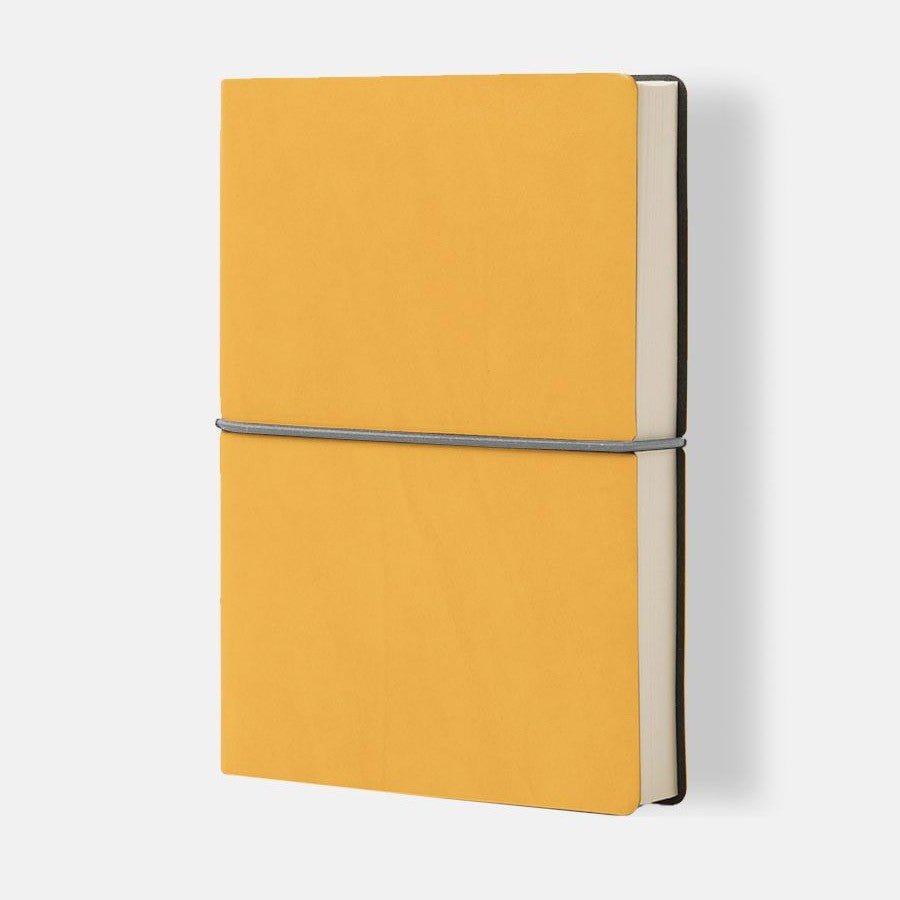 Ciak Notitieboek Geel Medium - Blanco - 24Papershop