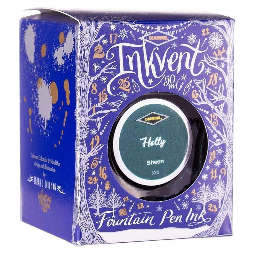 Diamine Inkvent Sheen Holly Inktpot 50ml - 24Papershop