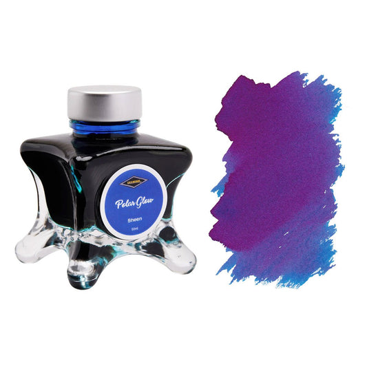 Diamine Inkvent Sheen Polar Glow Inktpot 50ml - 24Papershop