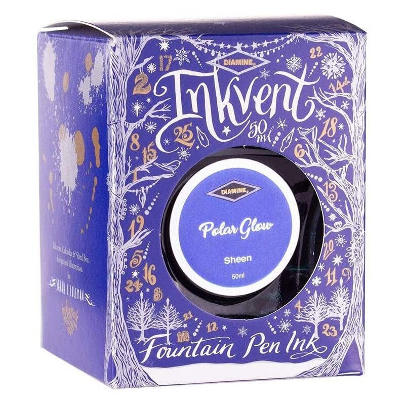 Diamine Inkvent Sheen Polar Glow Inktpot 50ml - 24Papershop