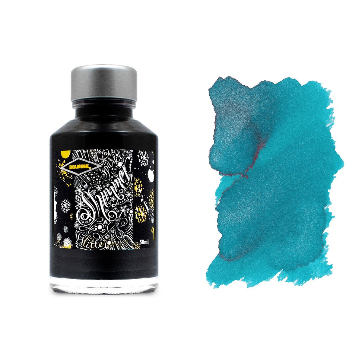 Diamine Inkvent Shimmering Tropical Glow Inktpot 50ml - 24Papershop