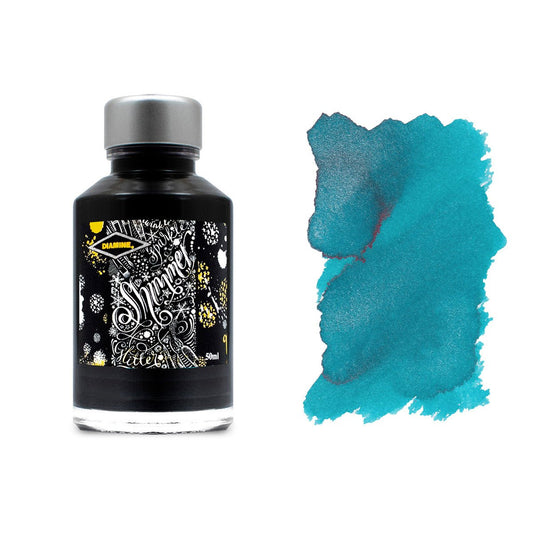 Diamine Inkvent Shimmering Tropical Glow Inktpot 50ml - 24Papershop