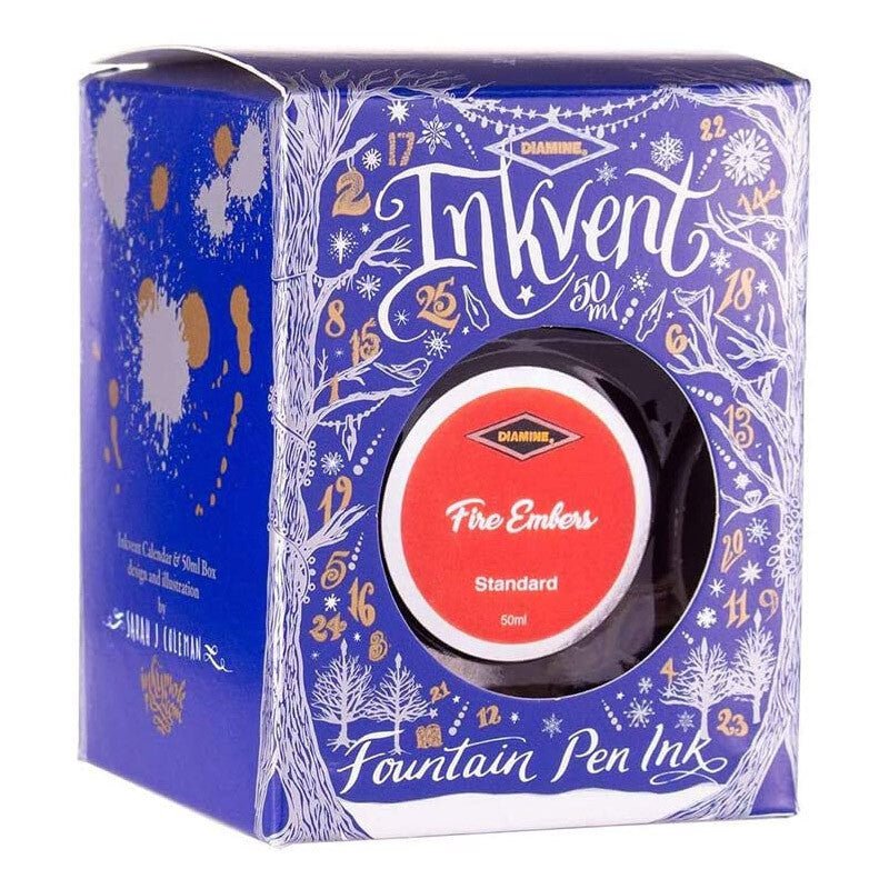 Diamine Inkvent Standard Fire Embers Inktpot 50ml - 24Papershop