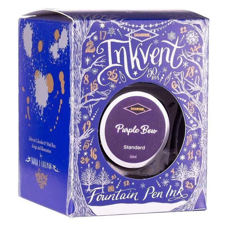 Diamine Inkvent Standard Purple Bow Inktpot 50ml - 24Papershop