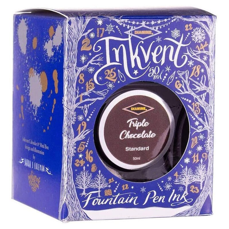 Diamine Inkvent Standard Triple Chocolate Inktpot 50ml - 24Papershop