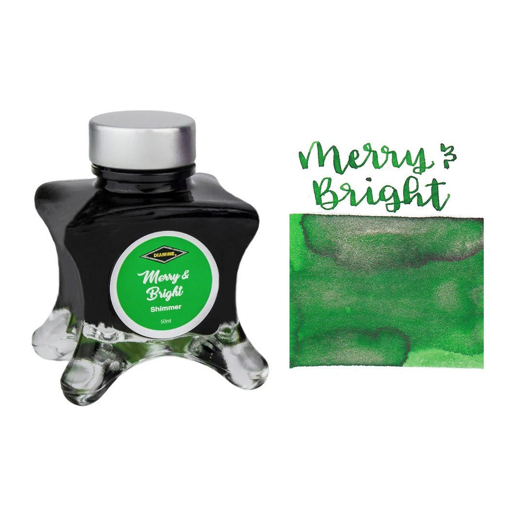 Diamine Purple Edition Shimmer Inkt 50ml - Merry & Bright - 24Papershop