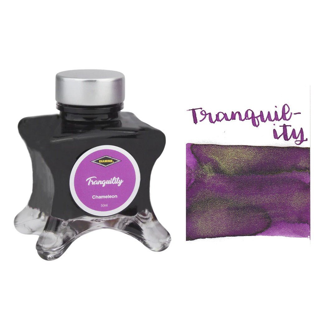 Diamine Purple Edition Shimmer Inkt 50ml - Tranquility - 24Papershop