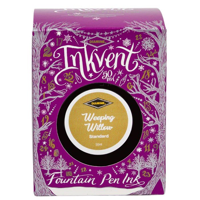 Diamine Purple Edition Shimmer Inkt 50ml - Weeping Willow - 24Papershop