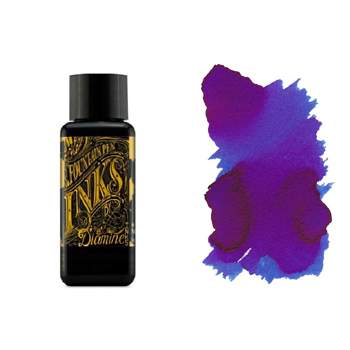 Diamine Skull & Roses Inktpot 30ml - 24Papershop