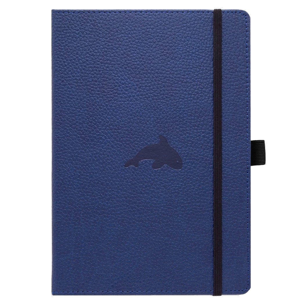 Dingbats* Notitieboek A4+ Wildlife Blue Whale - Dotted - 24Papershop