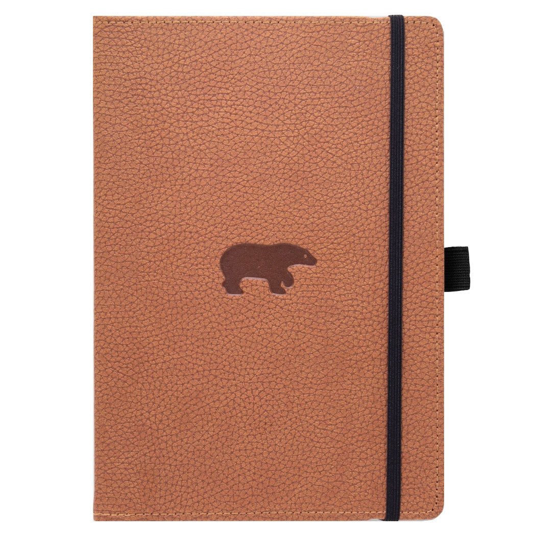 Dingbats* Notitieboek A4+ Wildlife Brown Bear - Dotted - 24Papershop