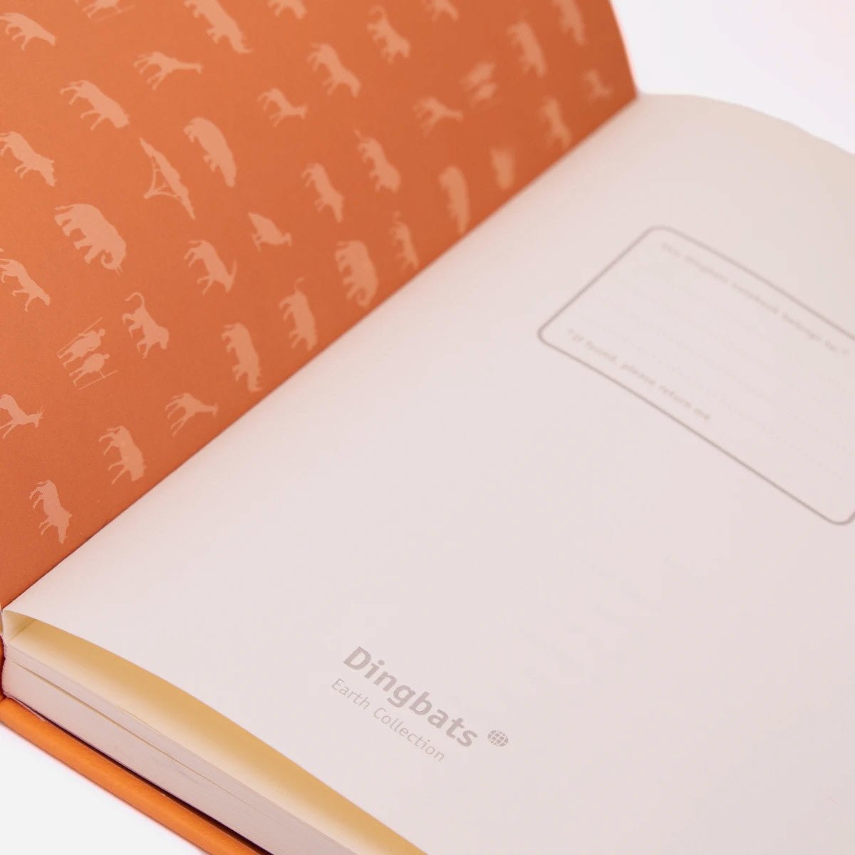 Dingbats* Notitieboek A5+ Earth Tangerine Serengeti - Dotted - 24Papershop