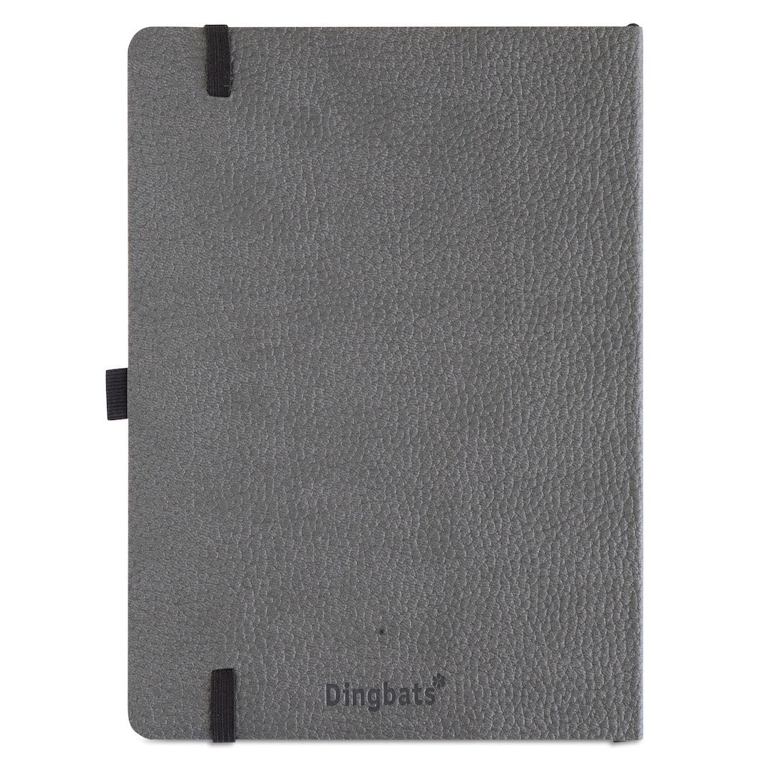 Dingbats* Notitieboek A5 Soft Cover Grey Elephant - Dotted - 24Papershop