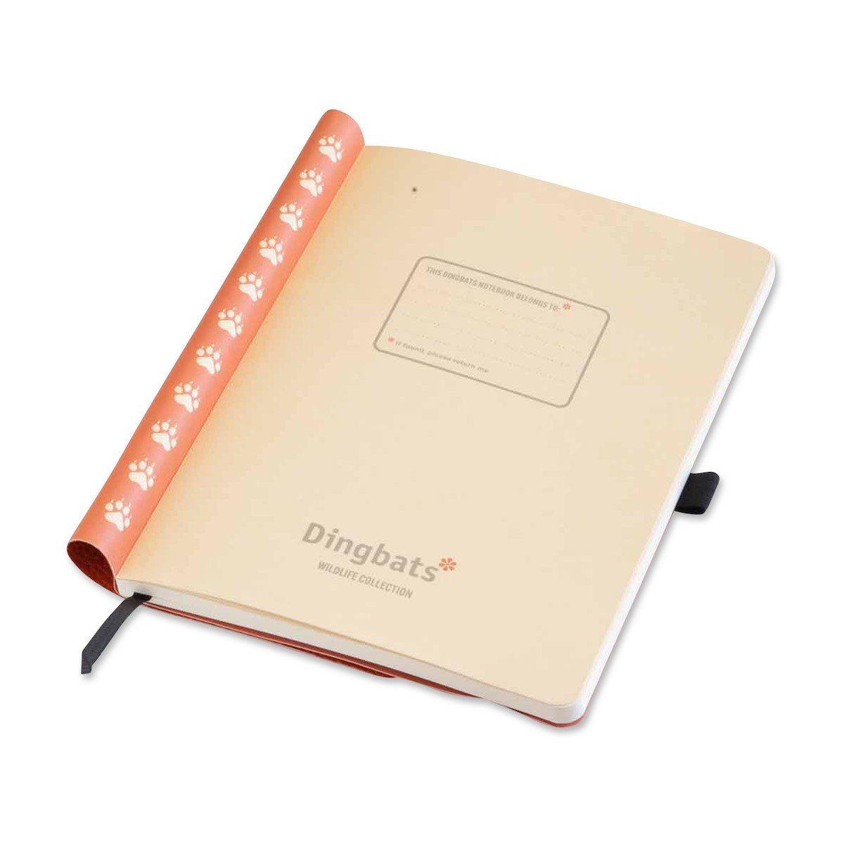 Dingbats* Notitieboek A5 Soft Cover Orange Tiger - Dotted - 24Papershop