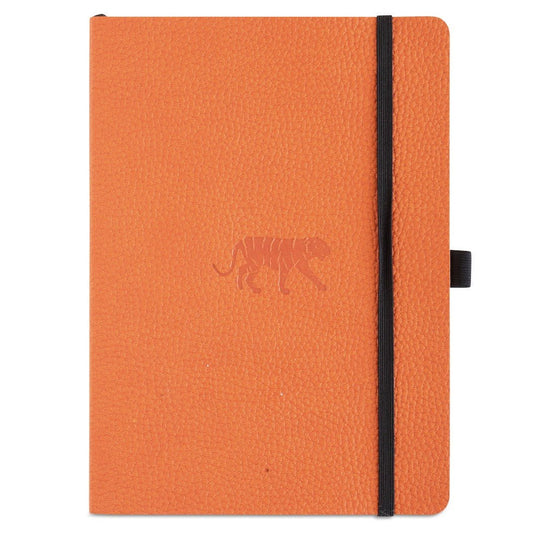 Dingbats* Notitieboek A5 Soft Cover Orange Tiger - Dotted - 24Papershop