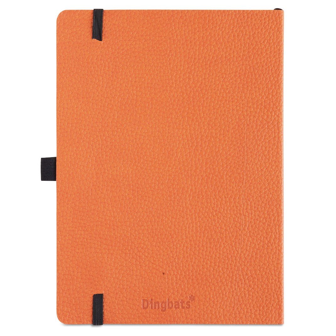 Dingbats* Notitieboek A5 Soft Cover Orange Tiger - Dotted - 24Papershop