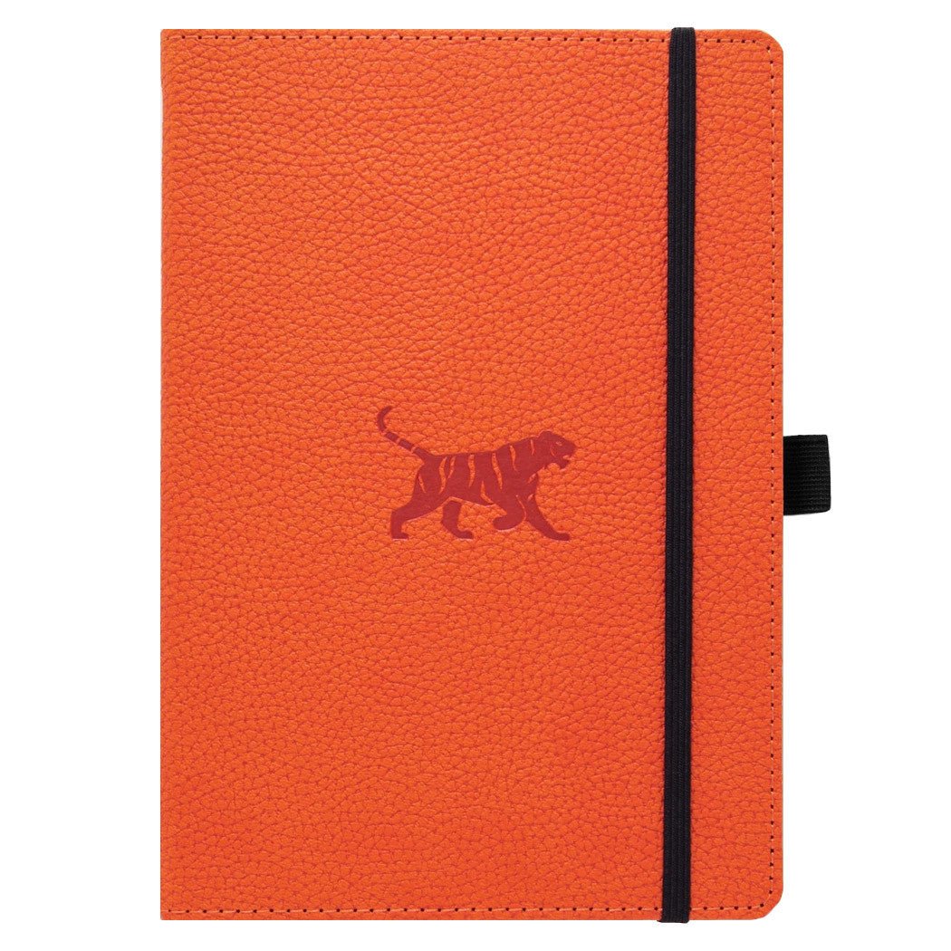 Dingbats* Notitieboek A5+ Wildlife Orange Tiger - Dotted - 24Papershop