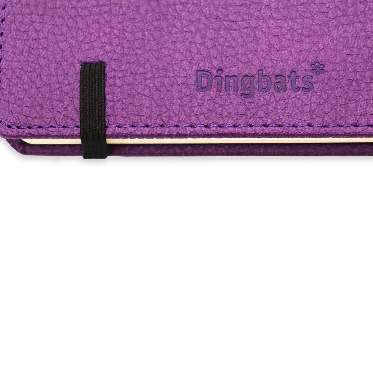 Dingbats* Notitieboek A5+ Wildlife Purple Hippo - Dotted - 24Papershop