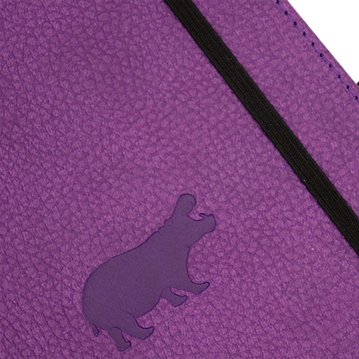 Dingbats* Notitieboek A5+ Wildlife Purple Hippo - Dotted - 24Papershop