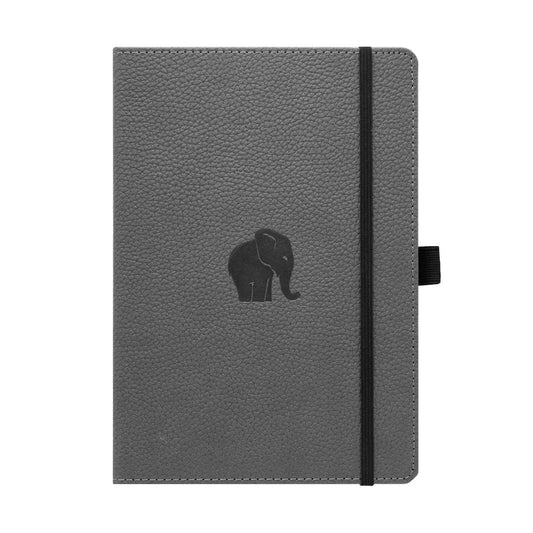 Dingbats* Notitieboek A6 Wildlife Grey Elephant - Dotted - 24Papershop