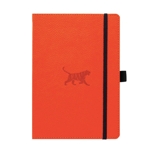 Dingbats* Notitieboek A6 Wildlife Orange Tiger - Dotted - 24Papershop