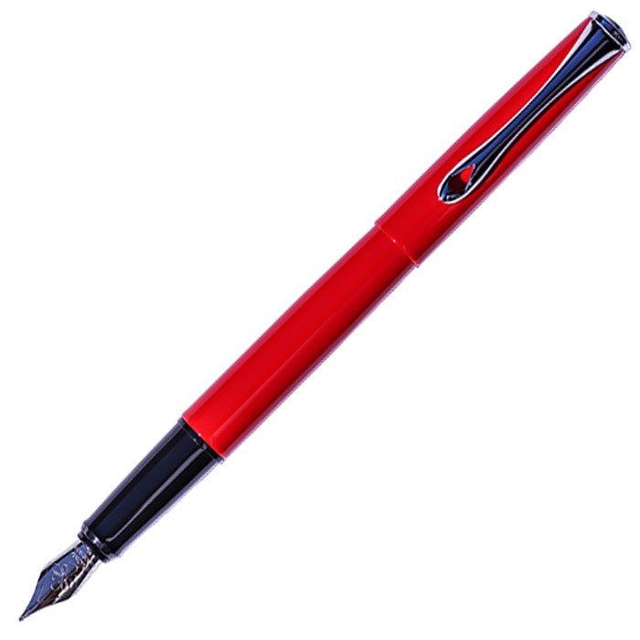 Diplomat Esteem Red Lacquer Fountain Pen - 24Papershop