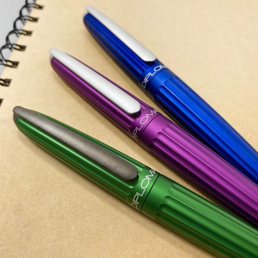 Diplomat Fountain Pen Aero - Violet - 24Papershop