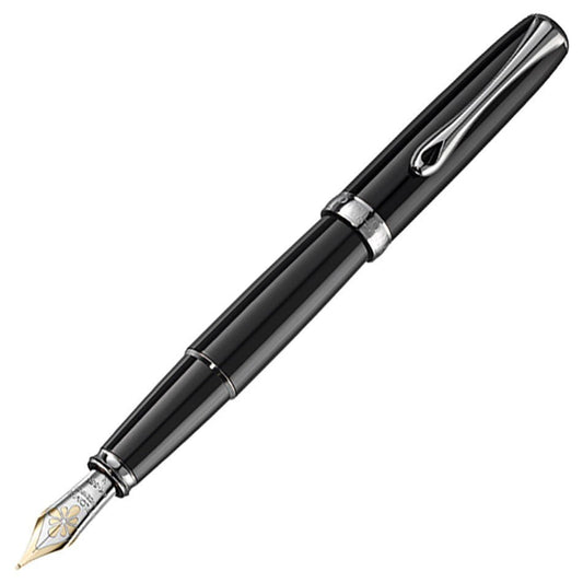 Diplomat Fountain Pen Excellence A2 CT - Black Lacquer - 24Papershop