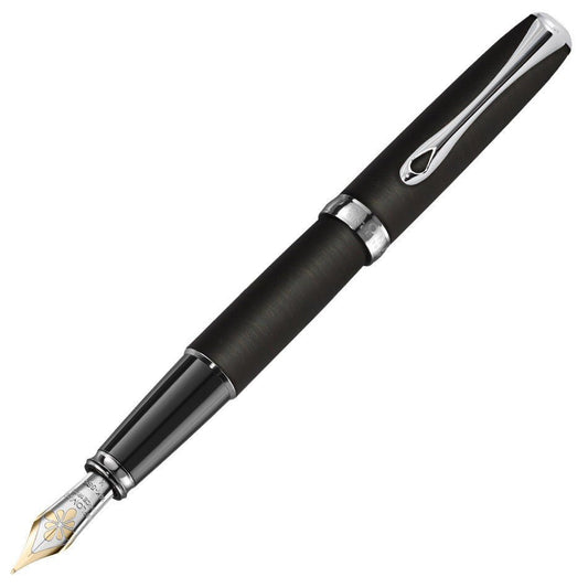 Diplomat Fountain Pen Excellence A2 CT - Oxyd Iron - 24Papershop