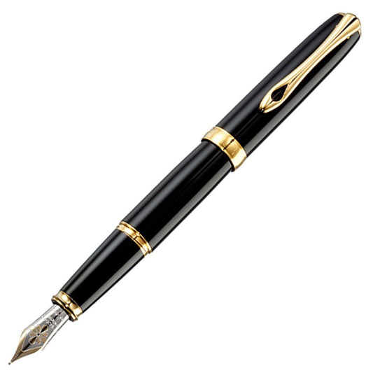 Diplomat Fountain Pen Excellence A2 GT - Black Lacquer - 24Papershop