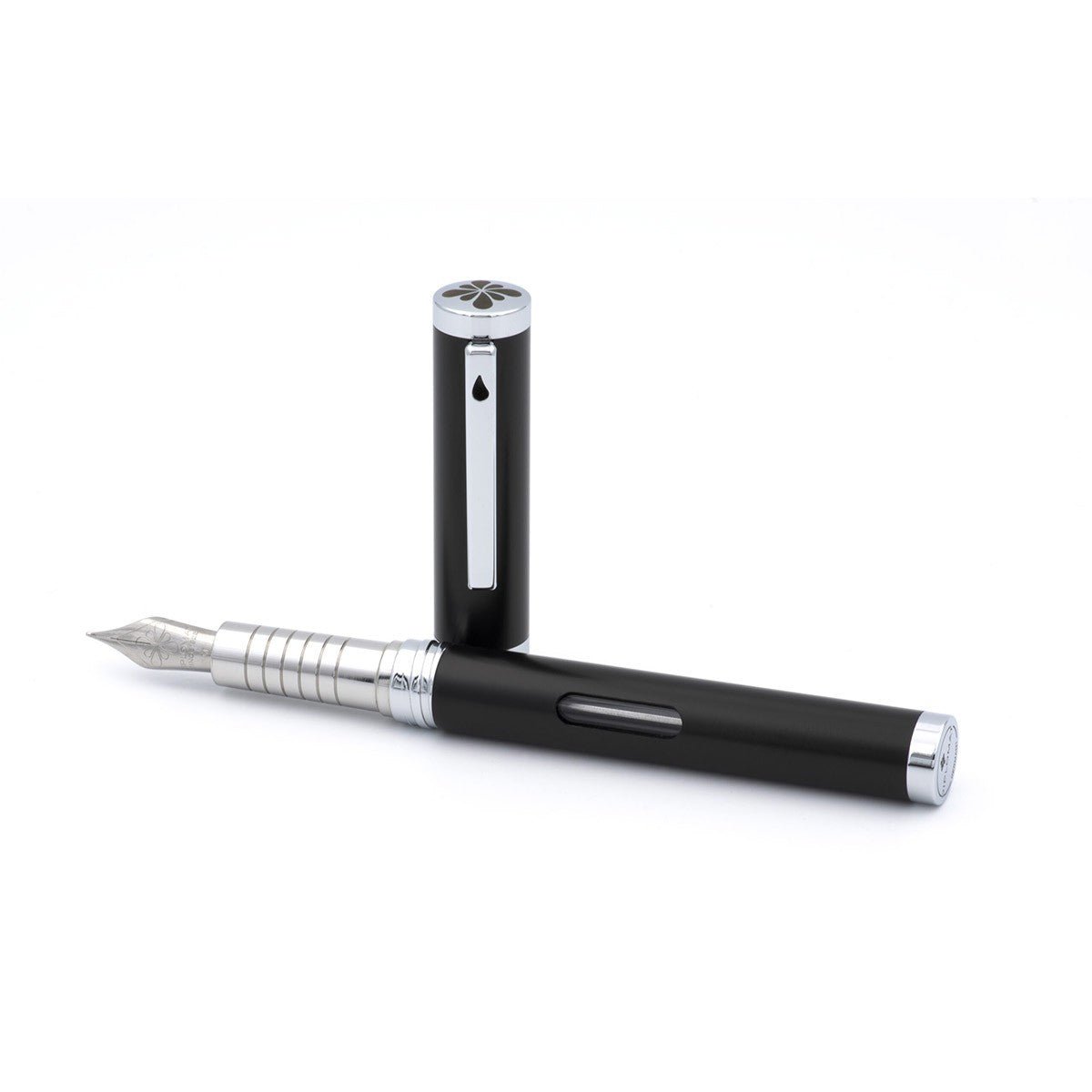 Diplomat Fountain Pen Nexus - Black Medium - 24Papershop