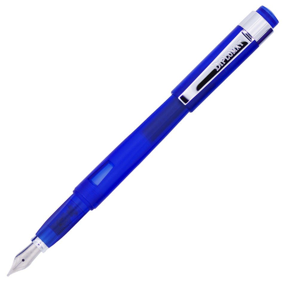 Diplomat Magnum Demo Blue Fountain Pen - EF - 24Papershop