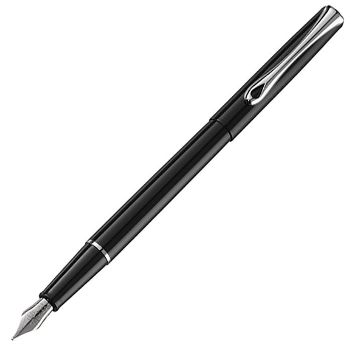 Diplomat Traveller Black Lacquer Fountain Pen - 24Papershop