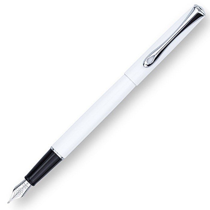 Diplomat Traveller Snow White Fountain Pen - 24Papershop