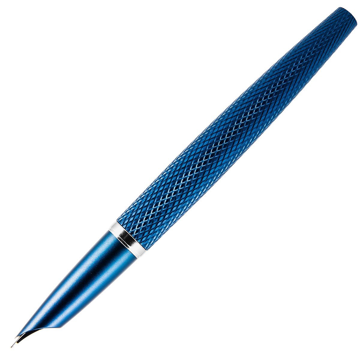 Diplomat Viper Blue Guilloche Fountain Pen - 24Papershop