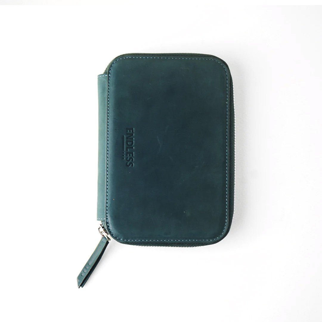 Endless Companion Leather 10 - Pen Pouch - Blue - 24Papershop