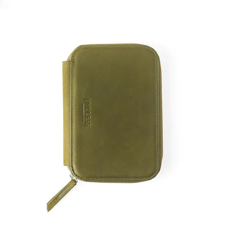 Endless Companion Leather 10 - Pen Pouch - Green - 24Papershop